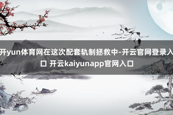 开yun体育网在这次配套轨制拯救中-开云官网登录入口 开云kaiyunapp官网入口